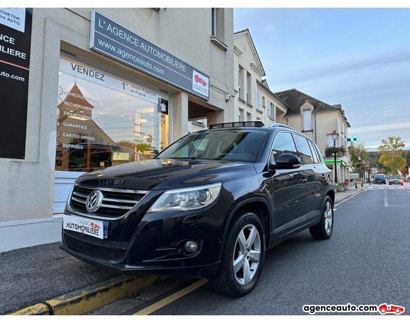 Achat voiture occasion, Auto occasion pas cher | Agence Auto Volkswagen Tiguan TDI 140 4MOTION DSG CARAT SUIVI! Noir Année 2011 Automatique Diesel